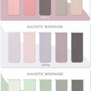 Joyberg 15 Pcs Bookmark, Magnetic Bookmarks for Women, Men, Book Lovers, Page Markers for Students Teachers Reading (Misty, Ocean, Emerald) Joyberg 15 Pcs Bookmark, Magnetic Bookmarks for Women, Men, Book Lovers, Page Markers for Students Teachers Reading (Misty, Ocean, Emerald)