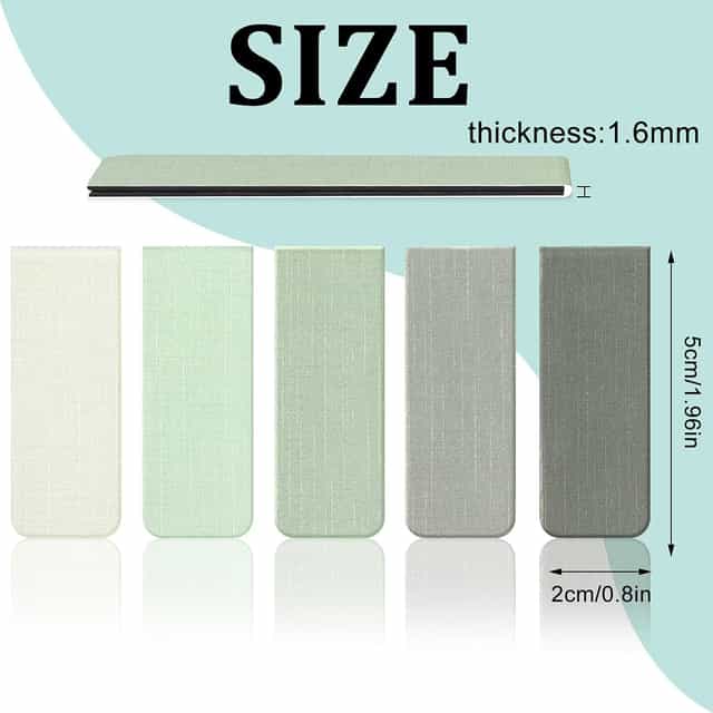 Joyberg 15 Pcs Bookmark, Magnetic Bookmarks for Women, Men, Book Lovers, Page Markers for Students Teachers Reading (Misty, Ocean, Emerald)2 Joyberg 15 Pcs Bookmark, Magnetic Bookmarks for Women, Men, Book Lovers, Page Markers for Students Teachers Reading (Misty, Ocean, Emerald)