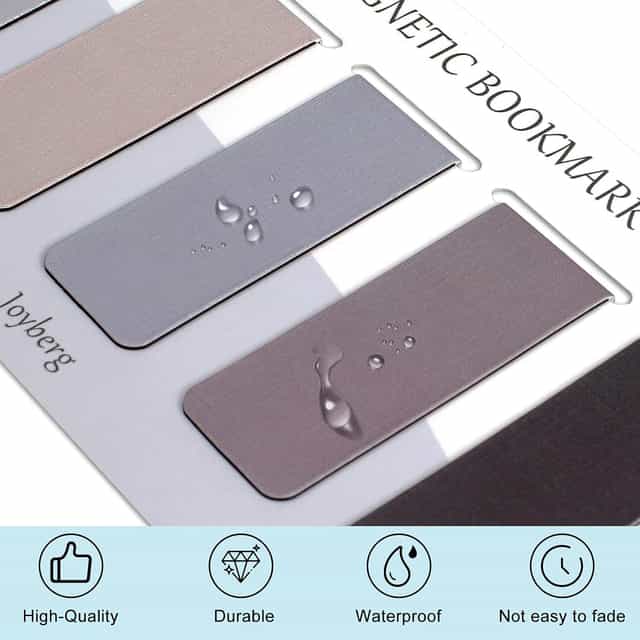 Joyberg 15 Pcs Bookmark, Magnetic Bookmarks for Women, Men, Book Lovers, Page Markers for Students Teachers Reading (Misty, Ocean, Emerald)5 Joyberg 15 Pcs Bookmark, Magnetic Bookmarks for Women, Men, Book Lovers, Page Markers for Students Teachers Reading (Misty, Ocean, Emerald)